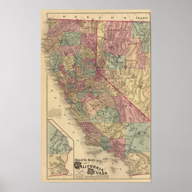 Póster California, Nevada (Frente)