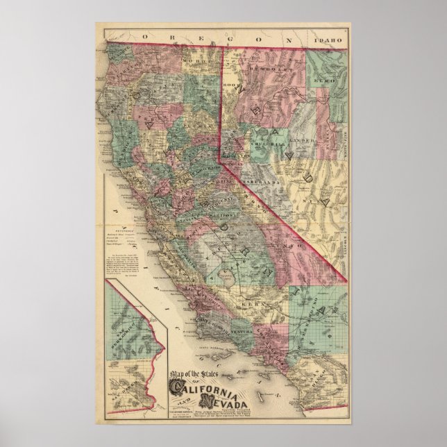 Póster California, Nevada 2 (Frente)