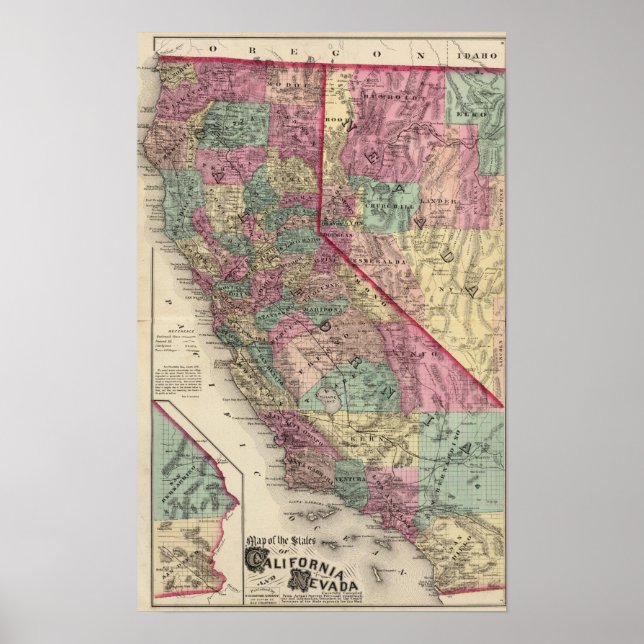 Póster California, Nevada 3 (Frente)