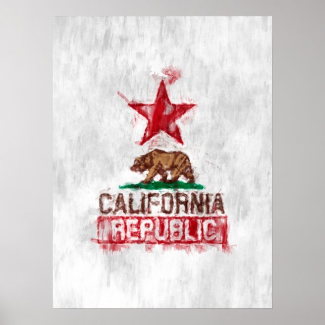 Póster California Painterly Republic (Frente)