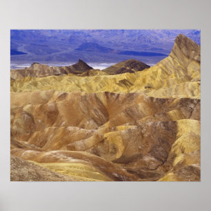 Póster California: Parque Nacional Death Valley, vista de