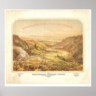Póster California Powder Works en Santa Cruz (0195A)