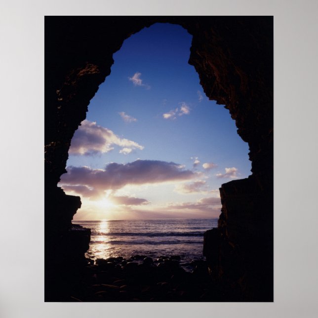Póster California, San Diego, Sunset Cliffs 5 (Frente)