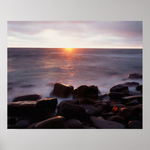 Póster California, San Diego, Sunset Cliffs, Sunset 2