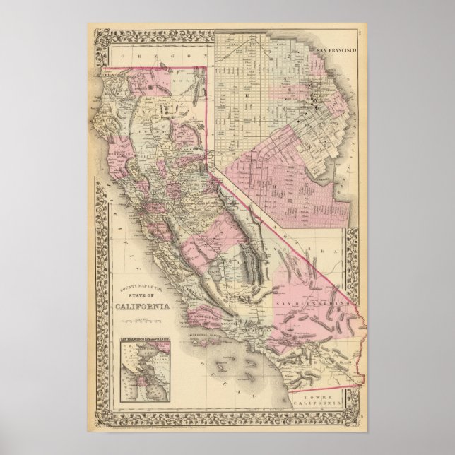 Póster California, San Francisco (Frente)