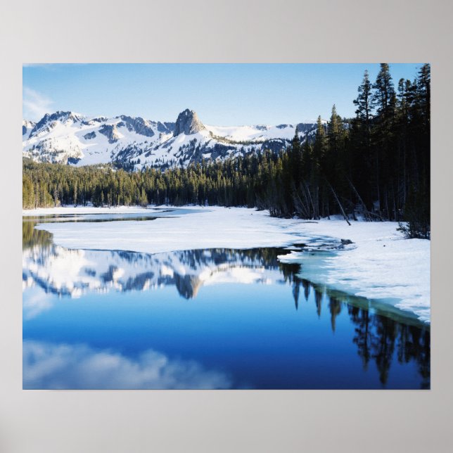 Póster California, Sierra Nevada Montañas 10 (Frente)