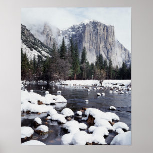 Póster California, Sierra Nevada Montañas, Yosemite 2