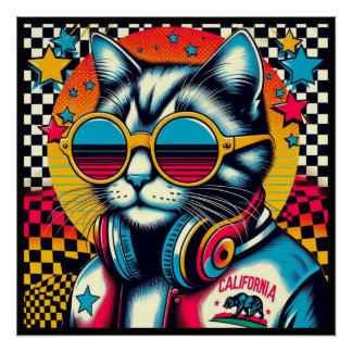PÓSTER CALIFORNIA SPANGER CAT 3