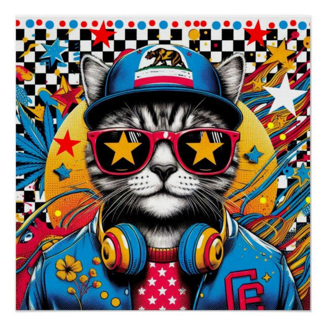 PÓSTER CALIFORNIA SPANGER CAT 5 (Anverso)