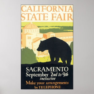 Póster California State Fair Sacramento