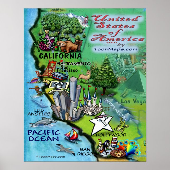 Póster California USA (Frente)