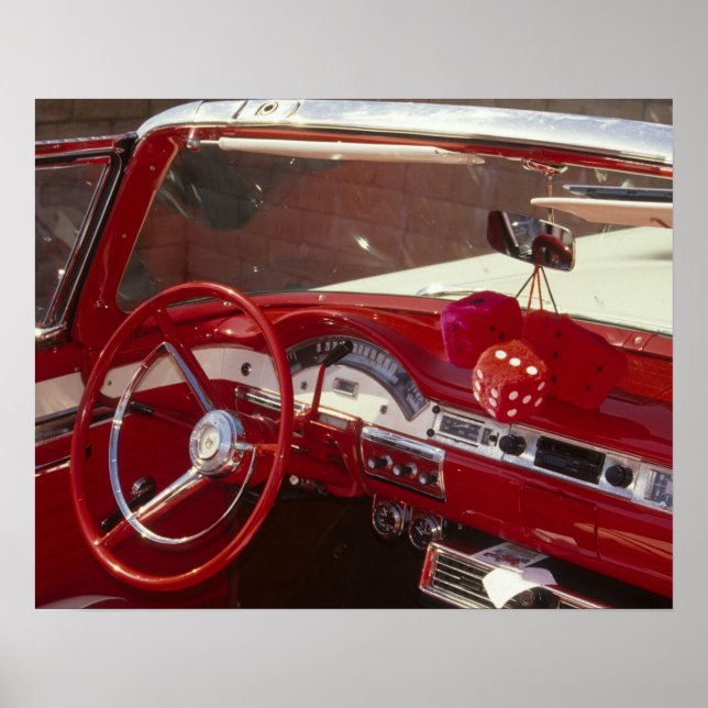 Póster California: Valle de Santa Ynez, Solvang, 1957 (Frente)