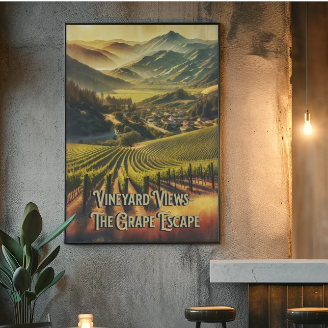 Póster California Vineyard (Subido por el creador)