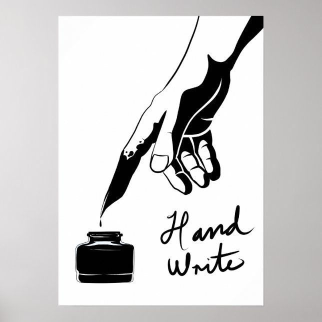 Póster Caligrafía (Frente)