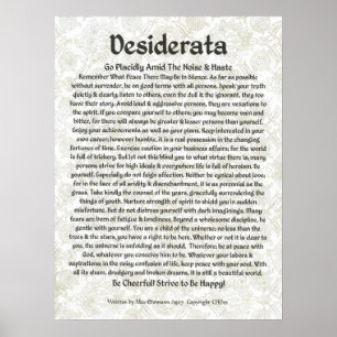 Póster Caligrafía Ehrmann-Medieval máxima del poster de