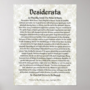 Póster Caligrafía Ehrmann-Medieval máxima del poster de