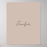 Caligrafía Elegante Nombre sencillo sencillo