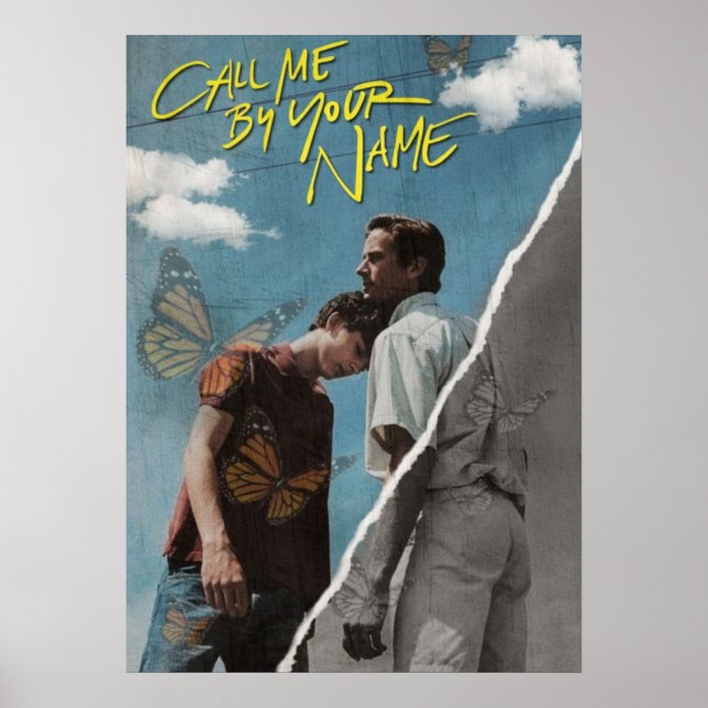 Póster call me by your name aesthetic  (Frente)