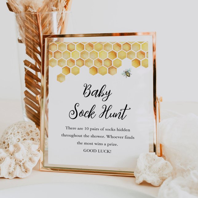 Póster CALLA Caza de Bebés Rótulo de juego Baby Shower (Subido por el creador)