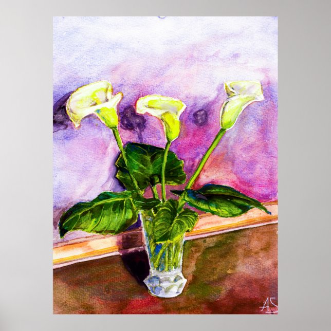 Póster Calla Lilies (Frente)