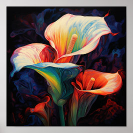 Póster Calla lily