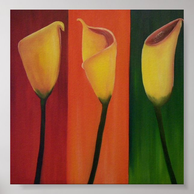 Póster Callas en petróleo (Frente)