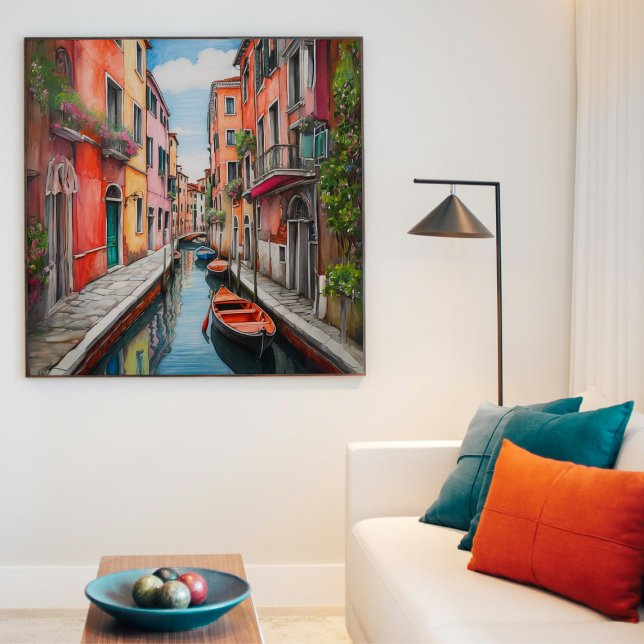 Póster Calle acuarela en la Plaza de Venecia (Subido por el creador)
