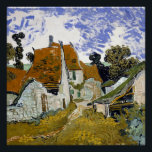 Póster Calle Auvers-sur-Oise por Vincent van Gogh<br><div class="desc">Una hermosa impresión de "Street in Auvers-sur-Oise" pintada en 1890 por Vincent van Gogh (1853-1890).</div>