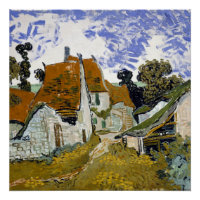 Calle Auvers-sur-Oise por Vincent van Gogh
