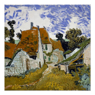 Póster Calle Auvers-sur-Oise por Vincent van Gogh