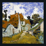 Póster Calle Auvers-sur-Oise por Vincent van Gogh<br><div class="desc">Una hermosa impresión de "Street in Auvers-sur-Oise" pintada en 1890 por Vincent van Gogh (1853-1890).</div>