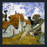 Póster Calle Auvers-sur-Oise por Vincent van Gogh<br><div class="desc">Una hermosa impresión de "Street in Auvers-sur-Oise" pintada en 1890 por Vincent van Gogh (1853-1890).</div>