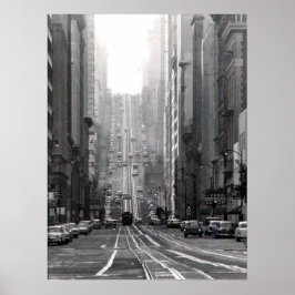 Póster Calle California San Francisco Circa 1964