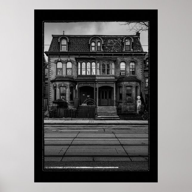 Póster Calle Carlton nº 17 con borde (Frente)