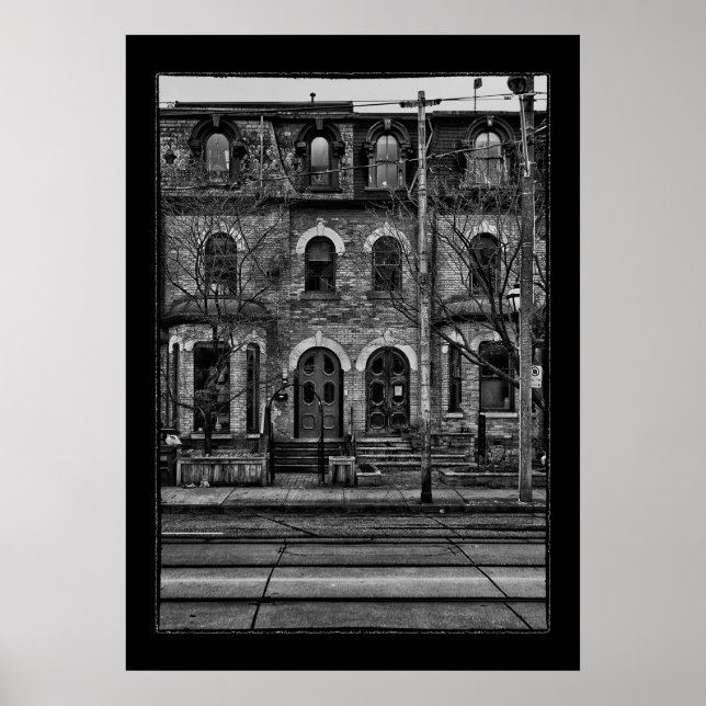 Póster Calle Carlton nº 3 con borde (Frente)