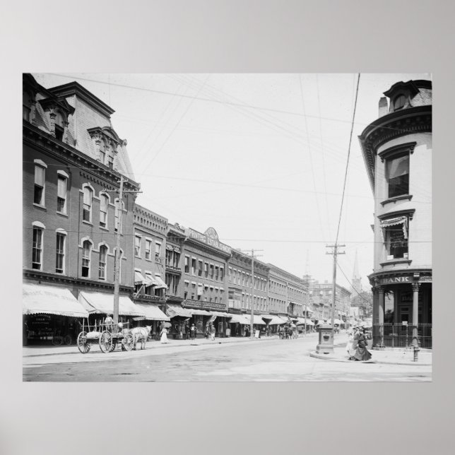 Póster Calle Central (Frente)