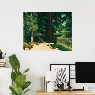 Póster Calle Cezanne en Jas de Bouffan Estampa Vintage