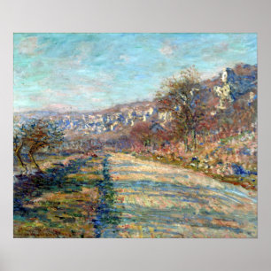 Póster Calle Claude Monet de La Roche-Guyon