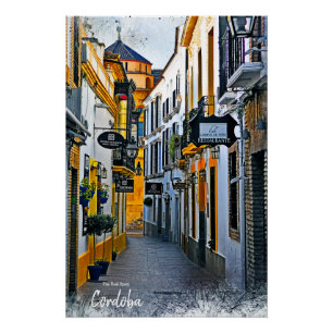 Póster Calle Córdoba - Postal de España