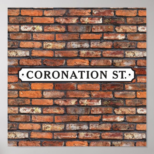 Póster Calle Coronation - Poster de Rótulo (Frente)