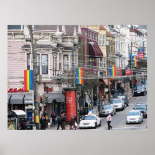 Póster Calle de Castro - San Francisco, California