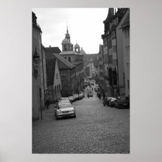 Póster calle de enfermería