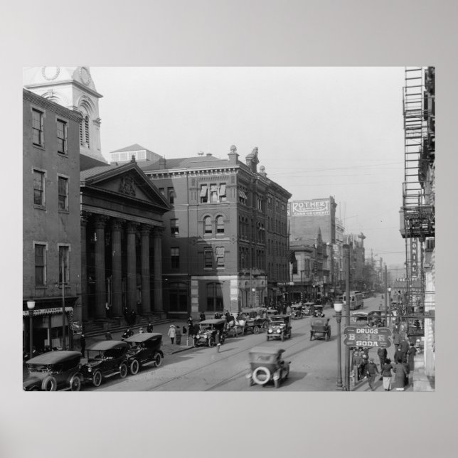 Póster Calle de mercado (Frente)