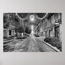 Calle de navidades en Italia Poster