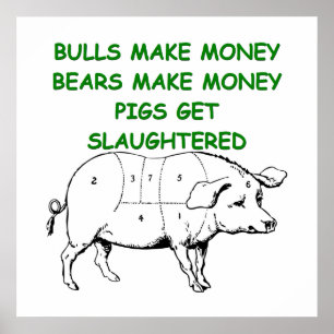 Póster calle de pared