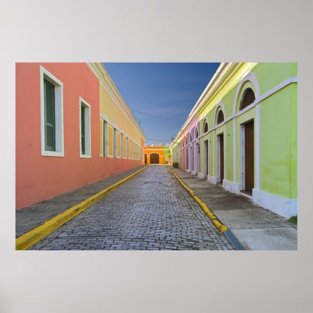Póster Calle de San Juan, Puerto Rico (Frente)