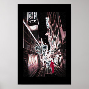 Póster Calle de Tokio