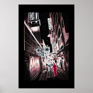 Póster Calle de Tokio