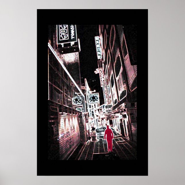 Póster Calle de Tokio (Frente)