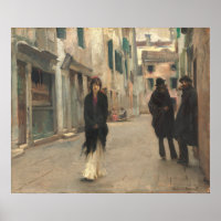 Calle de Venecia - Poster Bella Artes John Sargent